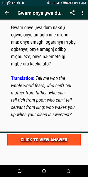 Igbo Riddles Screenshot 3