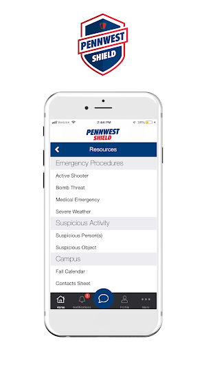 PennWest Shield Screenshot 2