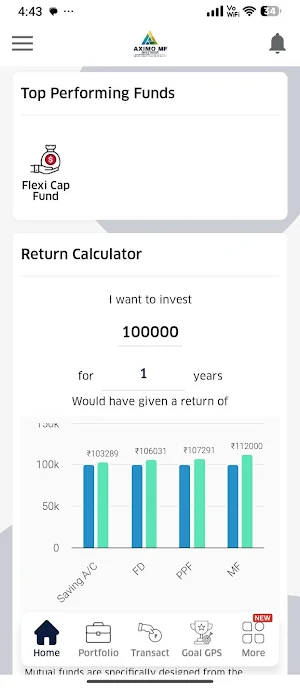 AXIMO MF INVESTMENT Screenshot 1