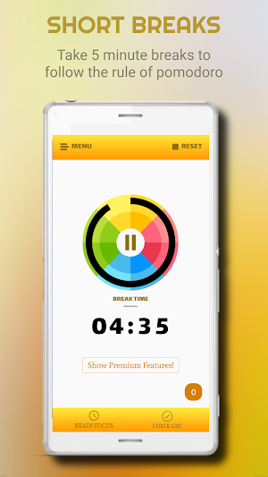 Pomodoro Timer : Brain Focus F Screenshot 1