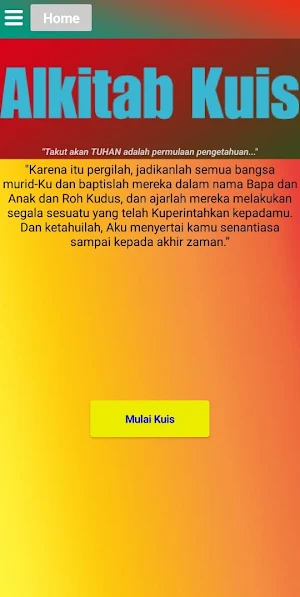 Alkitab Kuis2 Screenshot 0