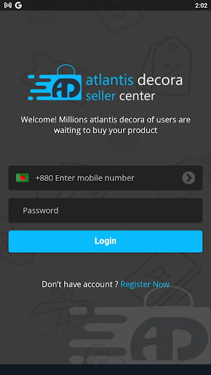 Atlantis Decora Seller Center Screenshot 0