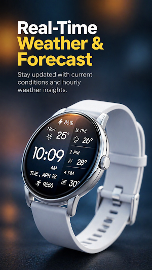 Minimal Weather Digital Watch Screenshot 0