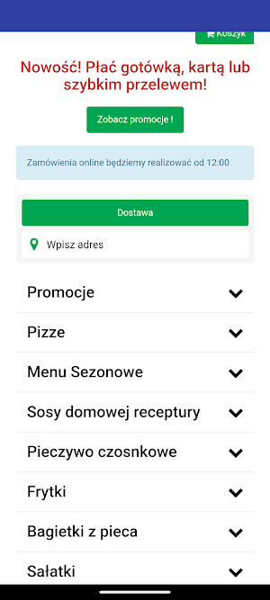 FonPizza Dąbrowa Górnicza Screenshot 0