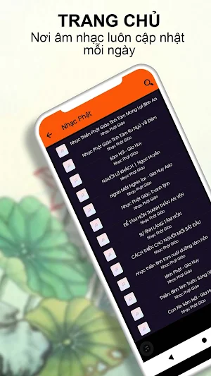 Nhạc Phật Giáo Tĩnh Tâm Hồn Screenshot 0