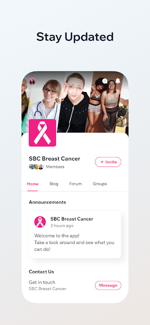 SurvivingBreastCancer.org Screenshot 0