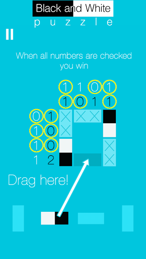 Black and White puzzle Screenshot 0