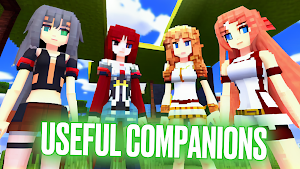Anime Girls Mod for Minecraft Screenshot 2