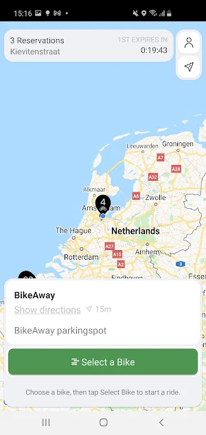 BikeAway Screenshot 2