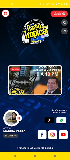Radio Tropical Bahia Online Screenshot 1