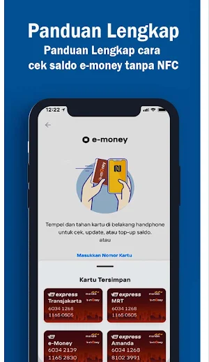 Cara Cek Saldo E-money  NFc Screenshot 1