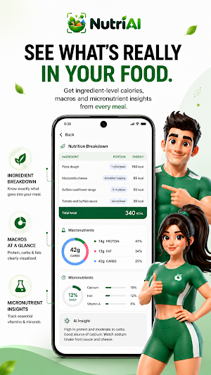 NutriAI - Food Calorie Tracker Screenshot 1