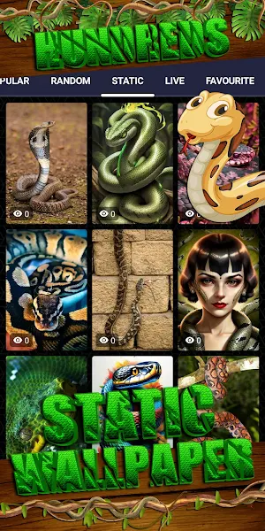 snake wallpaper Screenshot 3