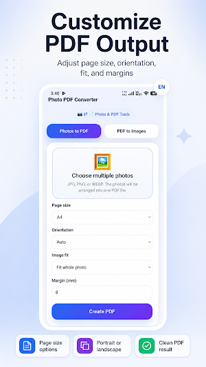 Photo PDF Converter Screenshot 1