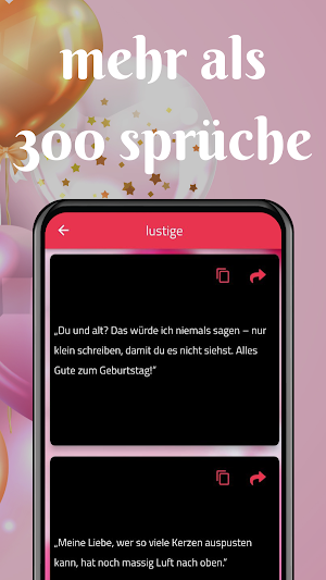 geburtstag sprüche Screenshot 1