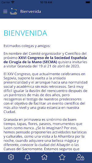 XXVI Congreso SECMA Screenshot 3