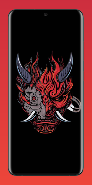 ONI Mask Wallpaper 4K Screenshot 0