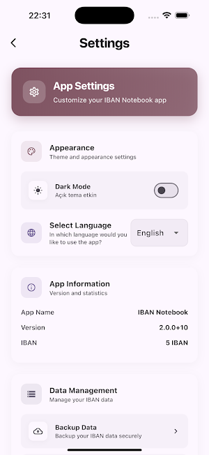 IBAN Screenshot 2