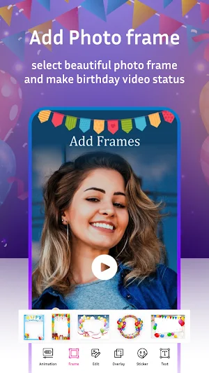 Birthday Video Maker & Editor Screenshot 1