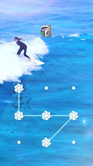 AppLock Live Theme Surfing – Paid Theme Screenshot 0