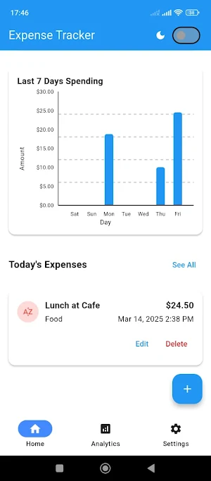 Expense Tracker Screenshot 0