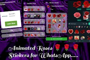 Rose Gif Sticker for Whatsapp Screenshot 0