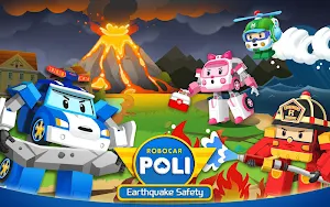 Robocar Poli Earthquake Safety - Kids Education Screenshot 0