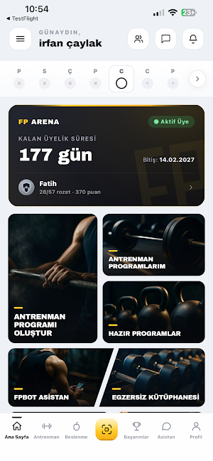 FP Arena OS Screenshot 1