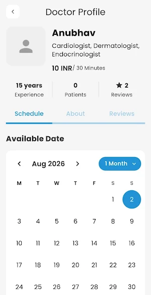 Medville Patient Screenshot 3