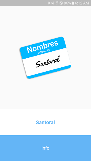 Nombres según el Santoral Screenshot 3