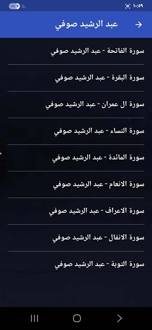 عبد الرشيد صوفي قران بدون نت Screenshot 2