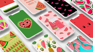 Cute Watermelon Wallpaper Screenshot 0