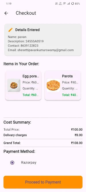 Canteen Connect Screenshot 0