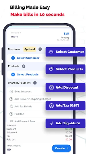 Billing Book - Invoice Maker Screenshot 1