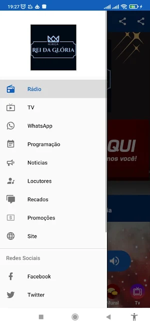 Rádio Rei da Glória Screenshot 1