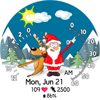 Chester Santa Claus watch face