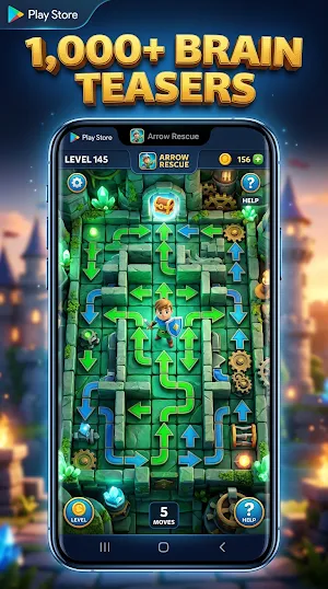 Arrow Rescue: Solve & Earn Screenshot 0