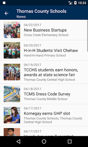 Thomas County Schools Screenshot 1