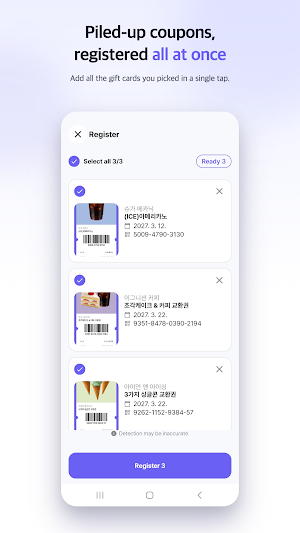 CouponHere - Gifticon Wallet Screenshot 2