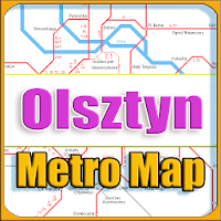 Olsztyn Metro Map Offline