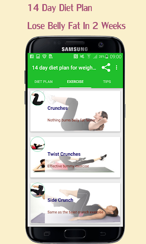 14 Day Diet Plan- lose belly fat in 2 weeks Screenshot 1