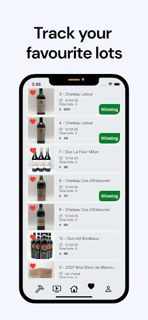 Ampersand Wine Auctions Screenshot 2