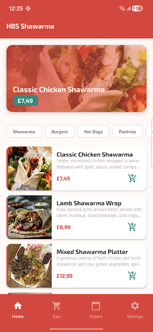 HBS Shawarma Screenshot 1