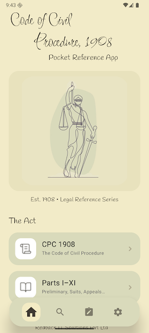 CPC Act - Pocket Reference App Screenshot 1