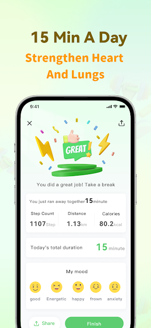 Slow Jogging Tracker &Timer Screenshot 3