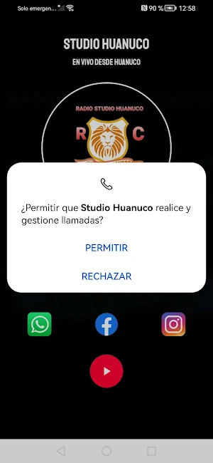 Radio Studio Huanuco Screenshot 1