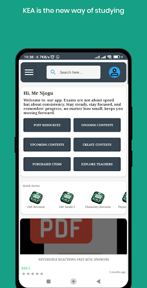 KCSE Revision App All Subjects Screenshot 0