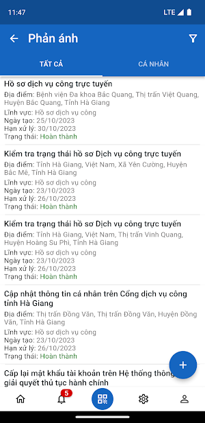 Công dân số Hà Giang Screenshot 1