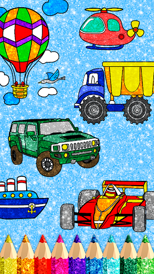 Car Coloring Game offline🚗 Screenshot 3