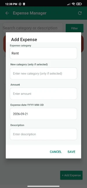 Library Management App Screenshot 1